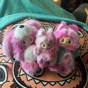 CLEARANCE Authentic Valentine Labubu Family with Upgraded Eyes and Fur
